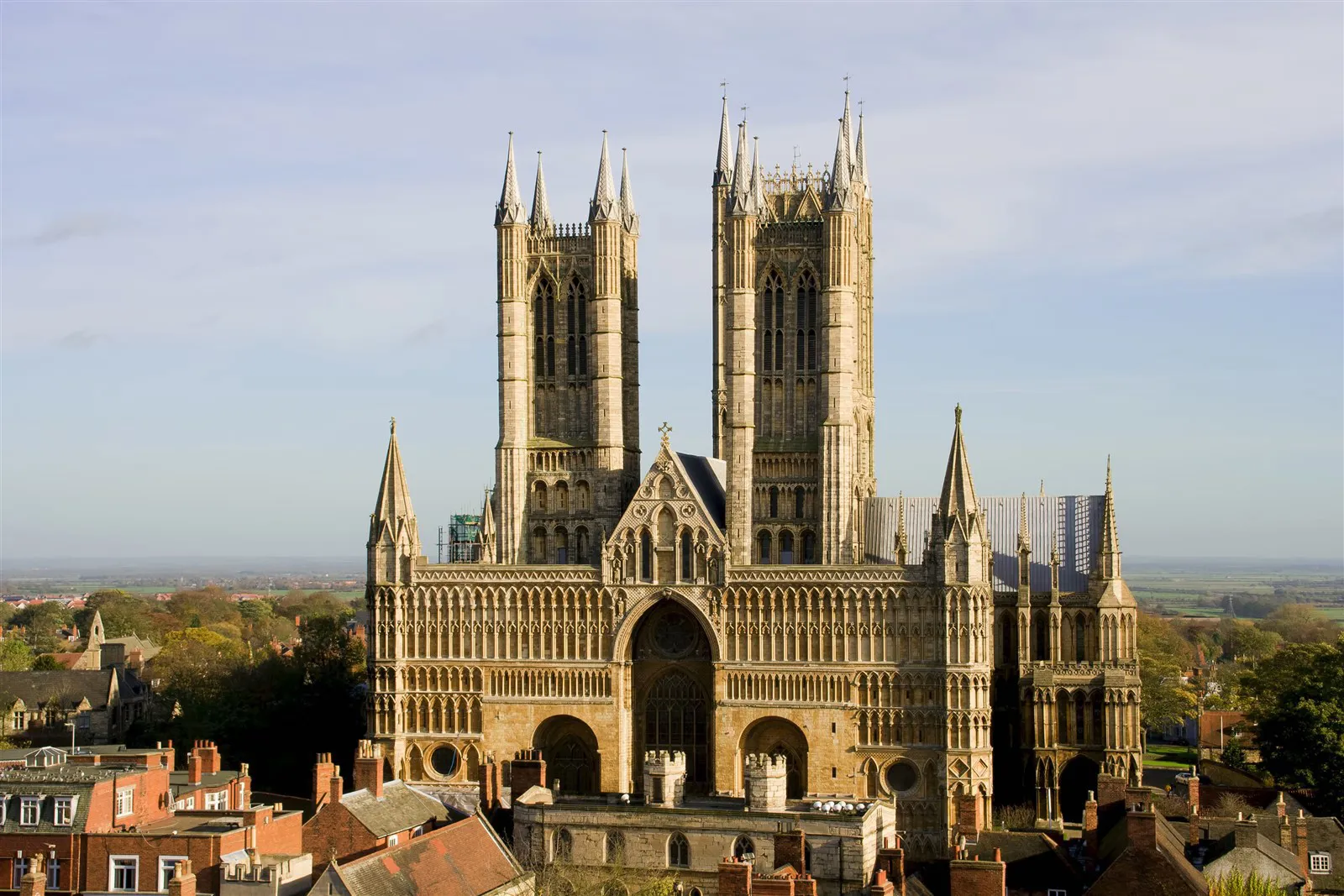 Lincoln Cathedral in Lincolnshire