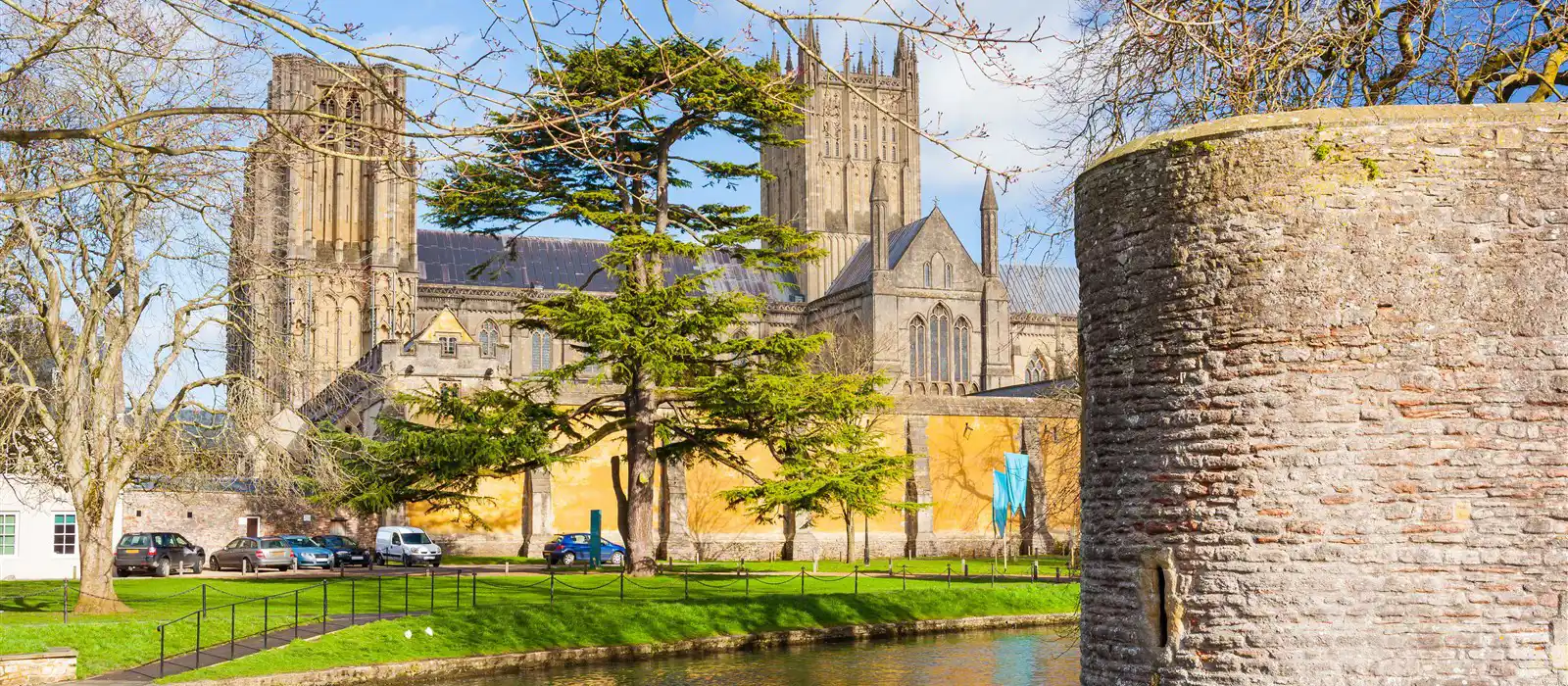 Bishops Palace and Wells Cathedral, Somerset