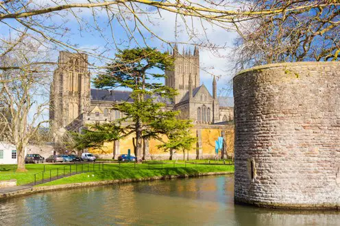 Bishops Palace and Wells Cathedral, Somerset