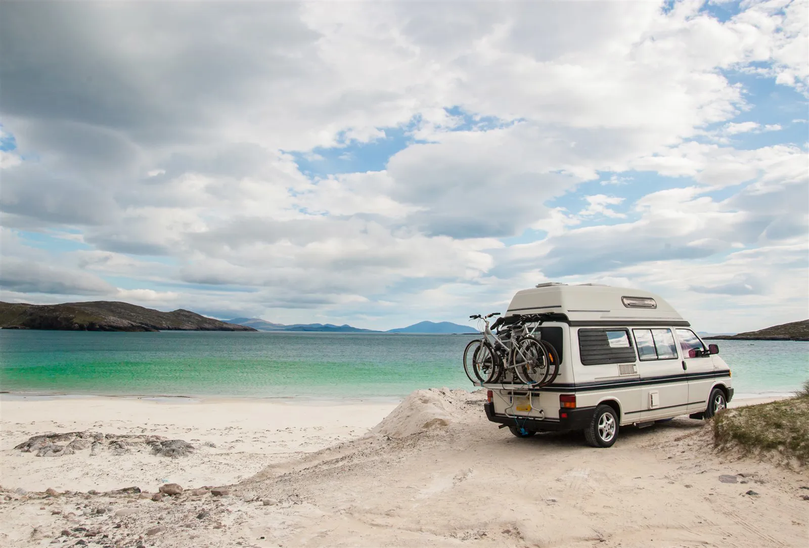 Backpackers and motorhomes