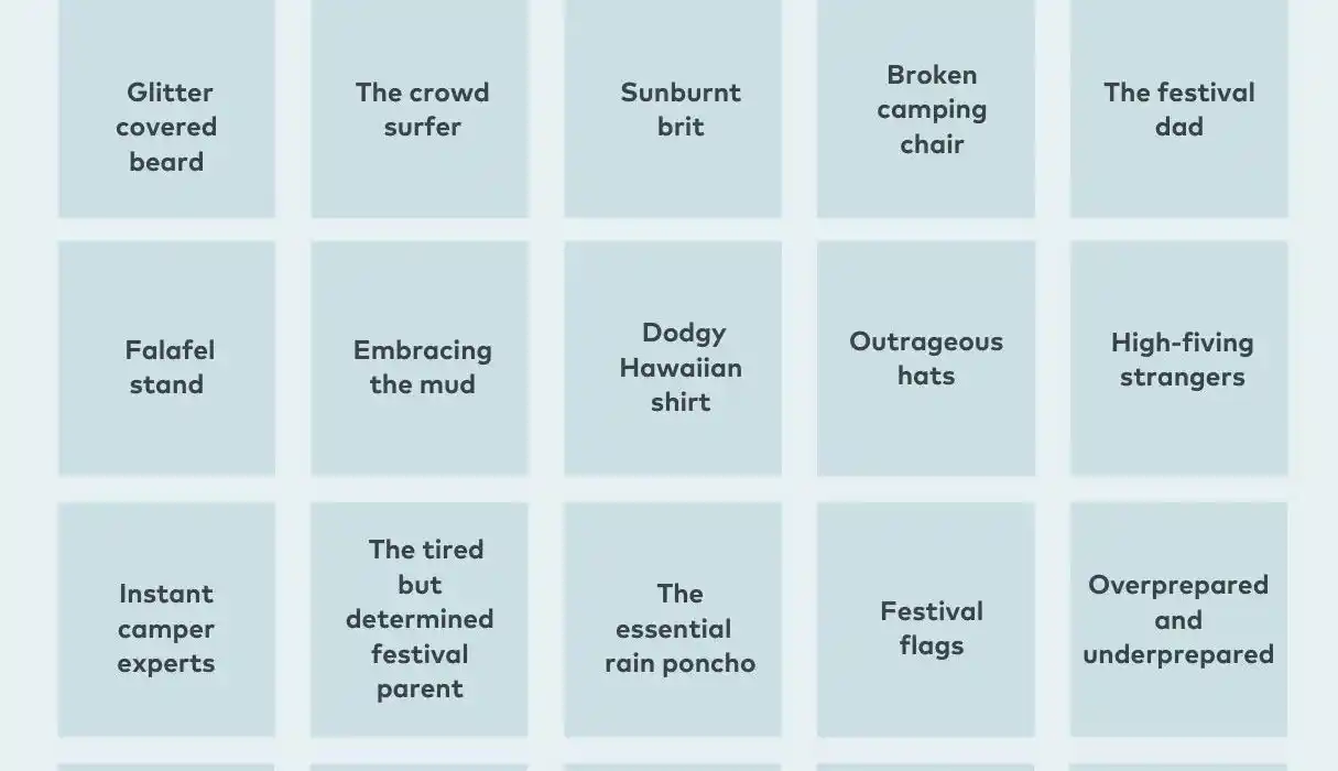 Festival Bingo