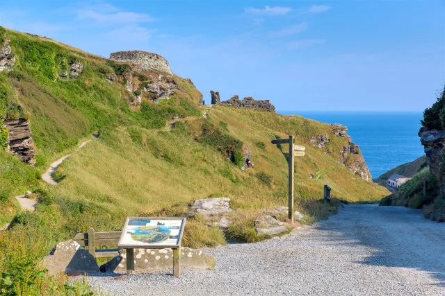 Path to Tintagel Castle