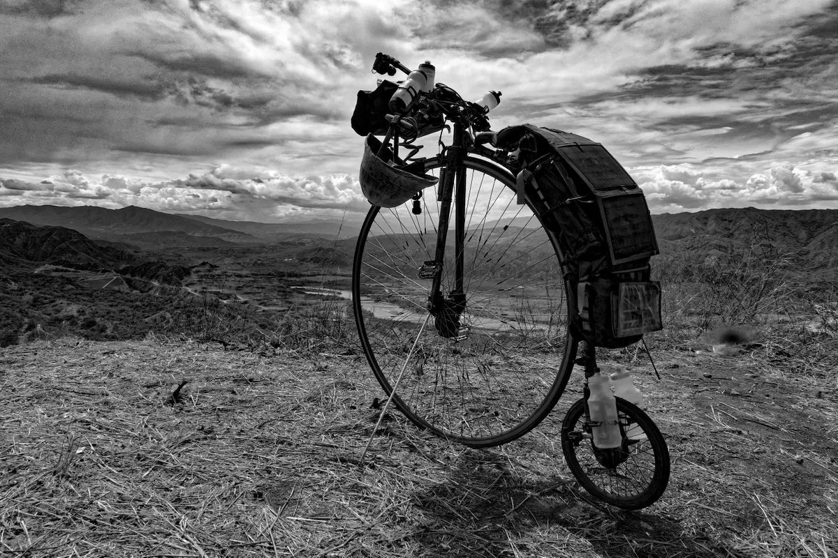 Joff Summerfield's adventure bike