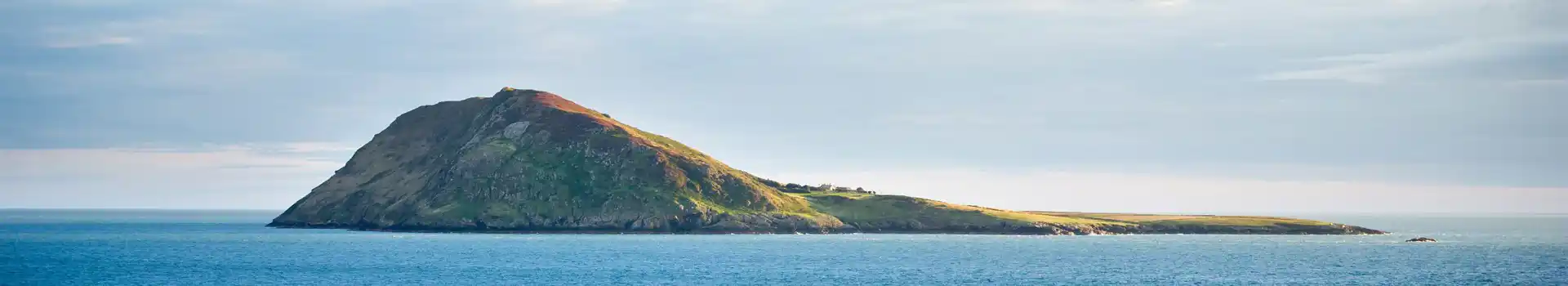 View to Bardsey Island from Llyn Peninsula
