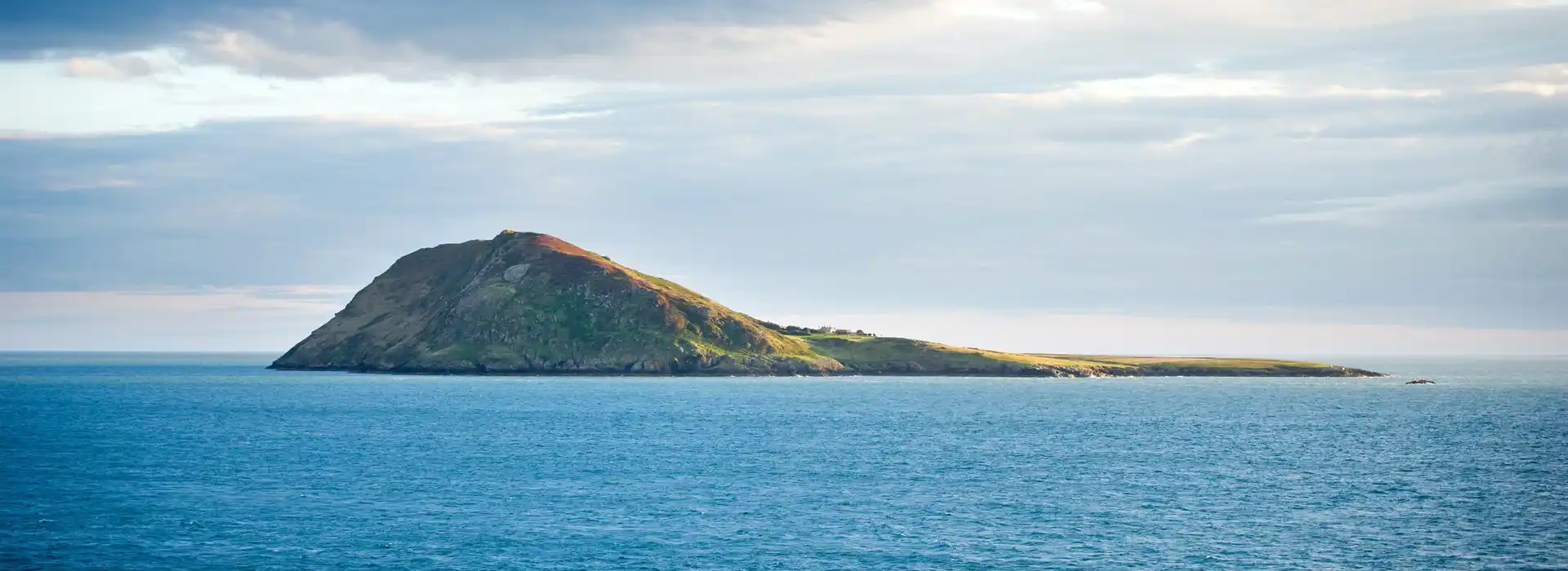 View to Bardsey Island from Llyn Peninsula
