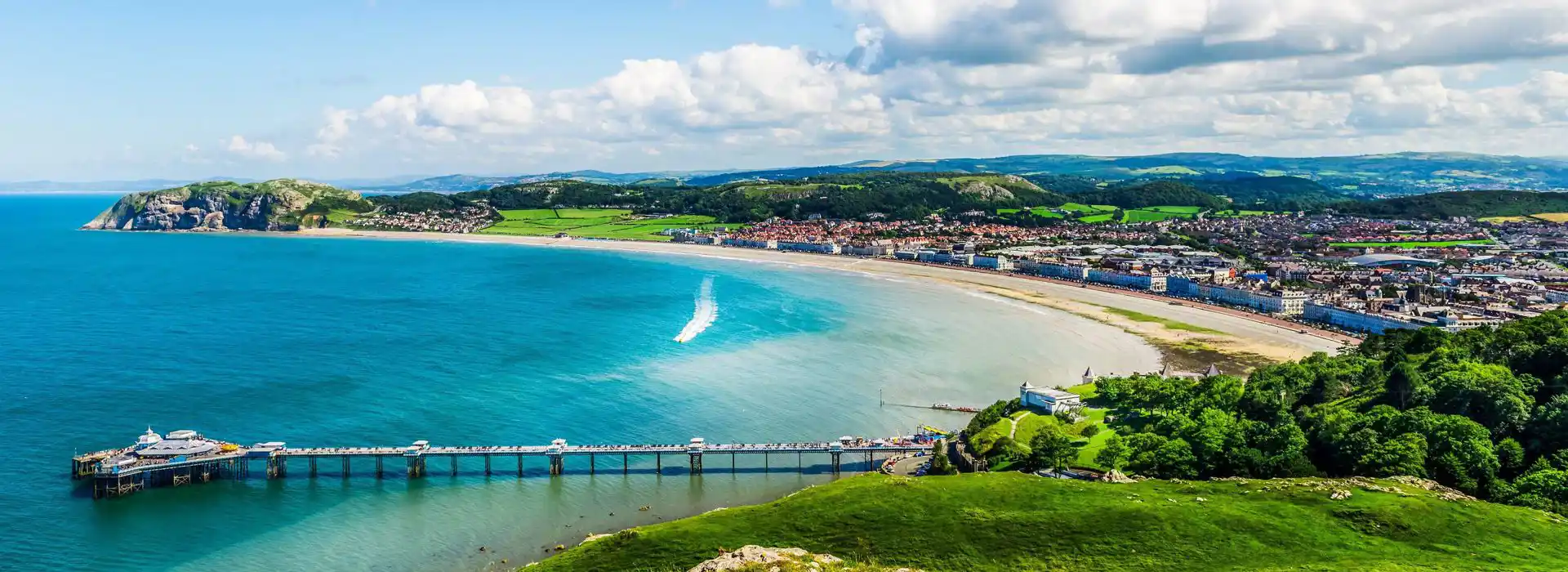 Campsites on the North Wales coast