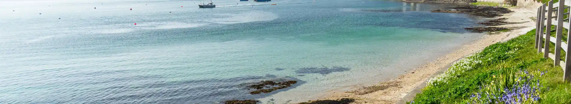 Campsites in the Roseland Peninsula