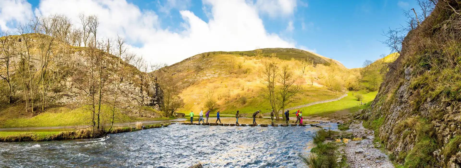 Campsites near the River Dove