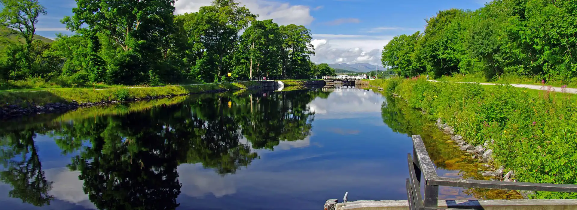 Campsites near the Caledonian Canal