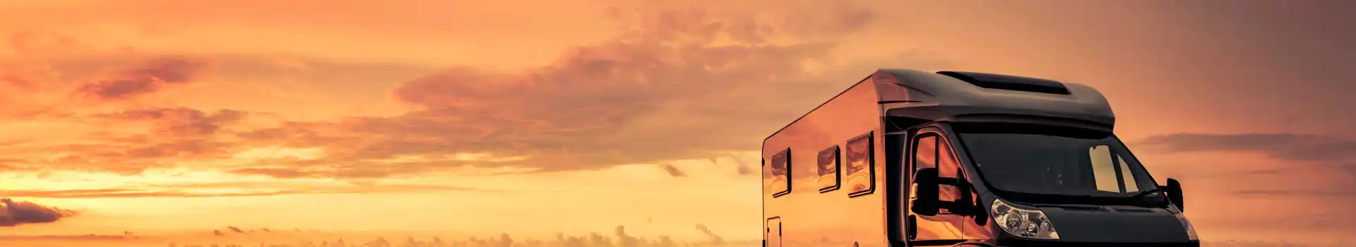 Touring in the a sunset