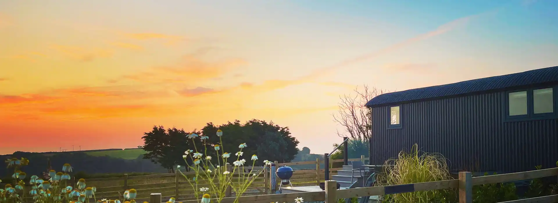 Glamping accommodation