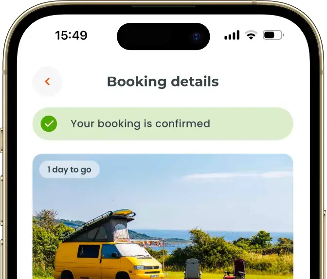 App booking confirmed App booking confirmed