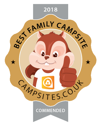 Best family campsite award commended