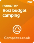 Best budget camping runner up badge