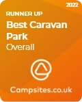 Best caravan park runner up badge