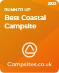 Best coastal campsite runner up badge