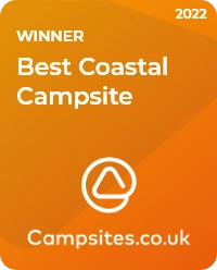 Best coastal campsite winner badge