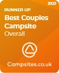 Best couples campsite runner up badge