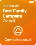 Best family campsite runner up badge