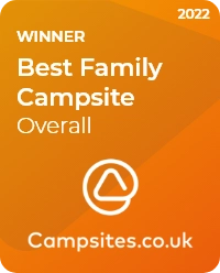 Best family campsite winner badge