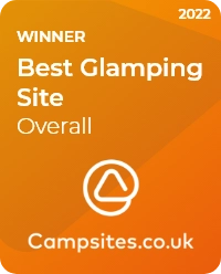 Best glamping site winner badge