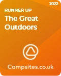 The great outdoors runner up badge