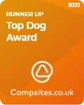 Top dog runner up badge