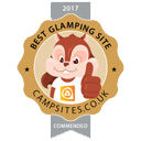 Campsites.co.uk 2017 Best Glamping Site (Commended)