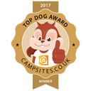 Campsites.co.uk 2017 Top Dog Award (Winner)