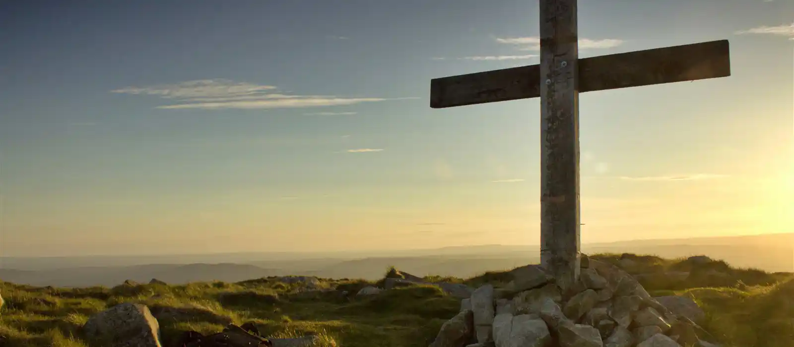 Cross at top of Camlough Mountain, Armagh