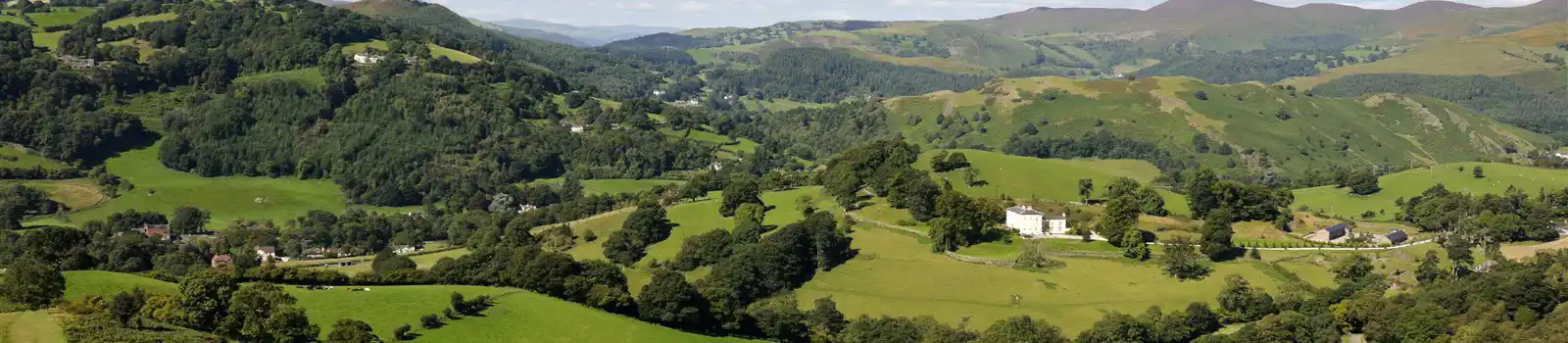 View from Castell Dinas Bran, Denbighshire