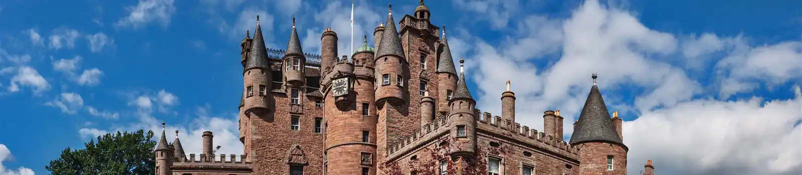 Glamis Castle in Angus, Scotland