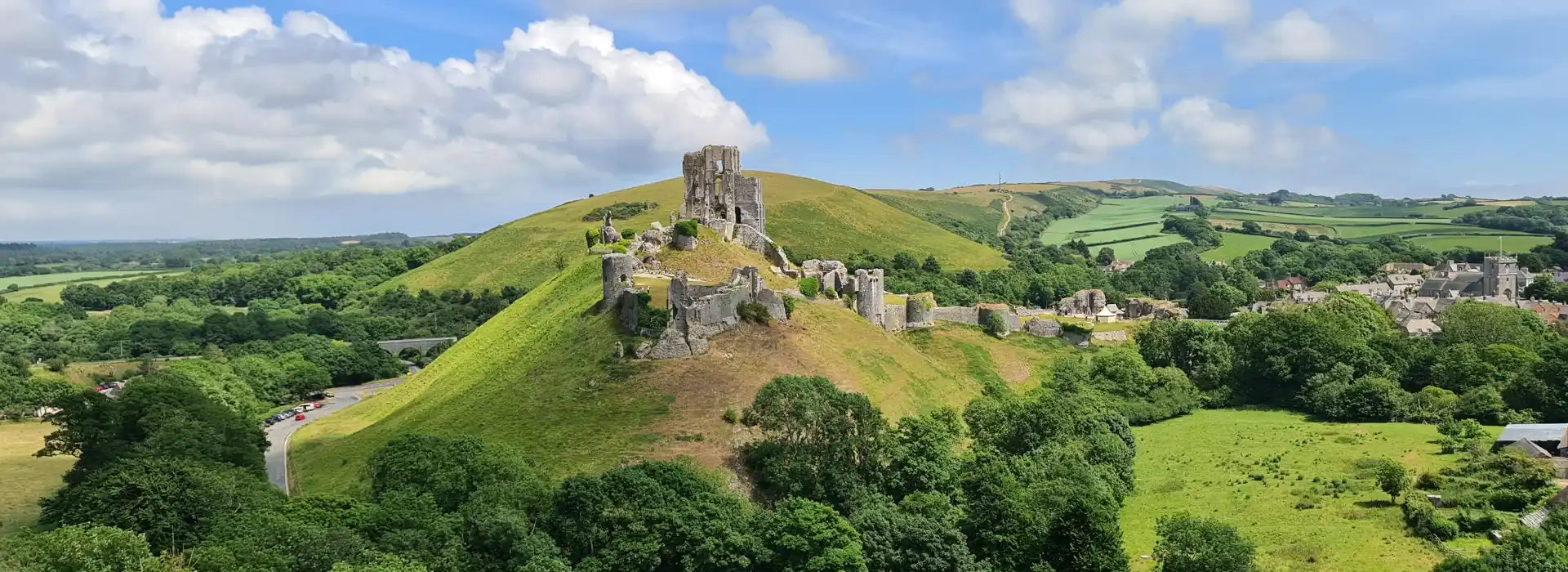 Campsites near Corfe Castle