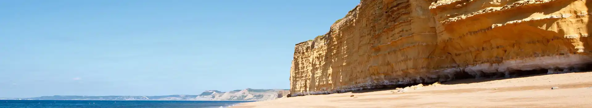 Hive beach at Burton Bradstock near Bridport