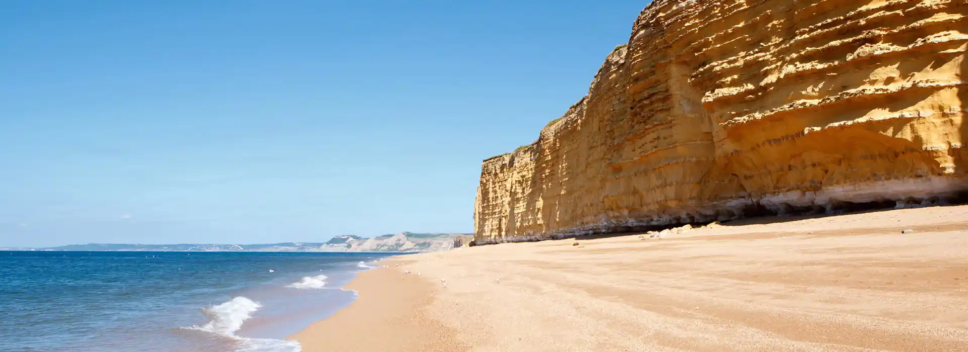 Hive beach at Burton Bradstock near Bridport