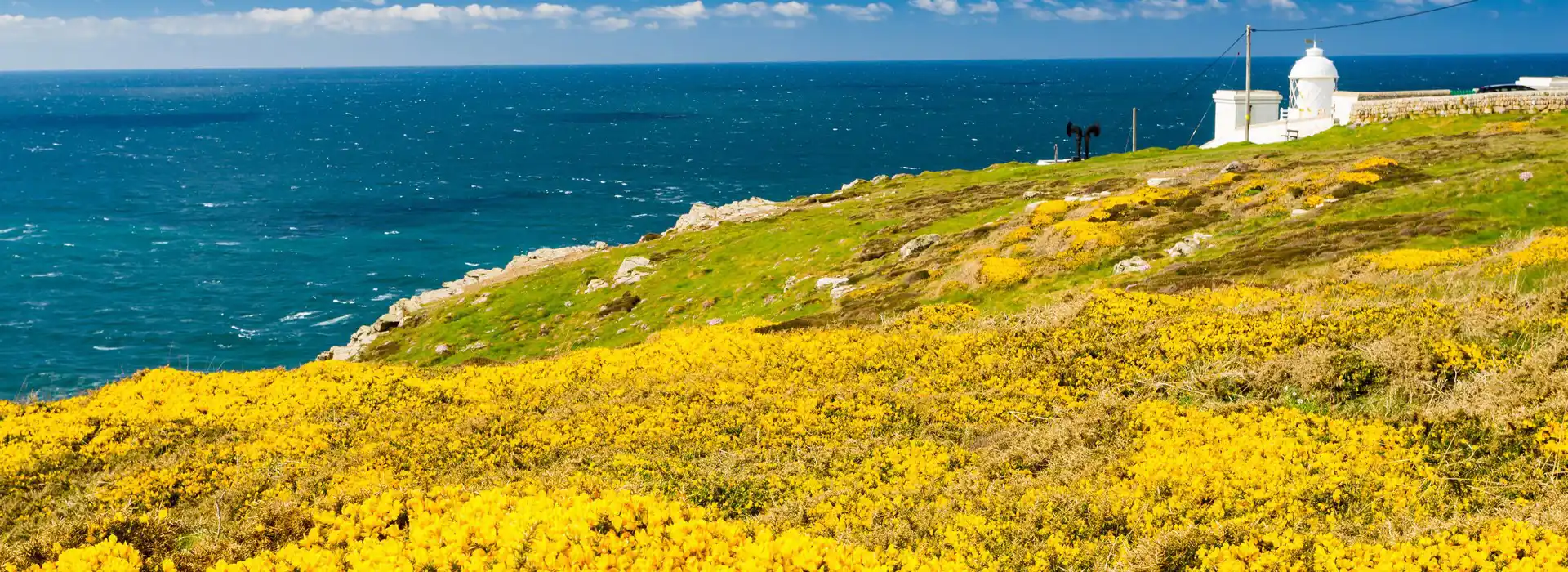 Pendeen Watch headland with Pendeen Lighthouse