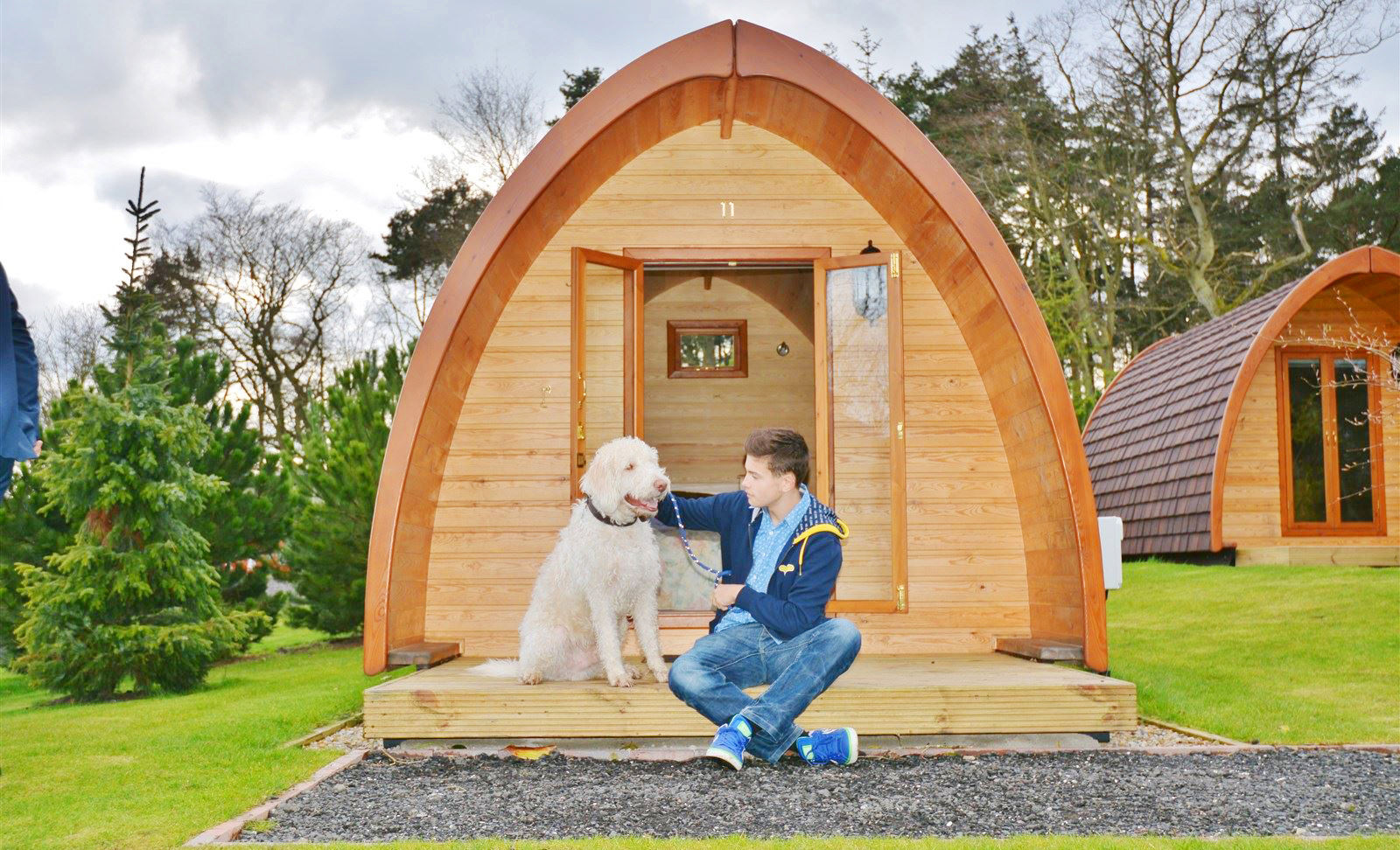 Dog friendly camping pods in the UK