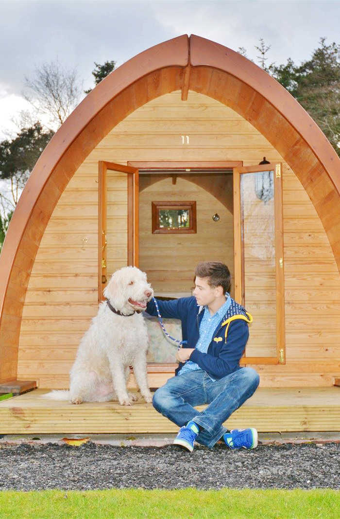 Dog friendly camping pods in the UK