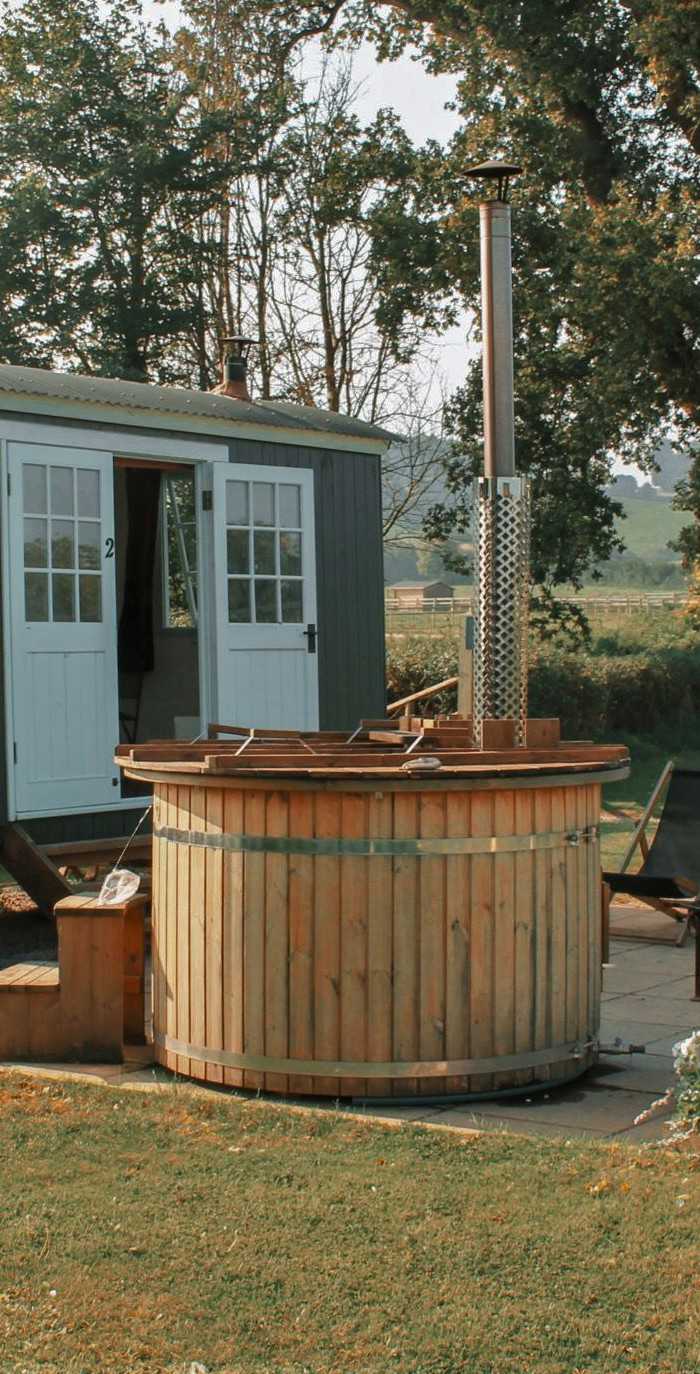 90+ shepherd hut holidays with hot tubs