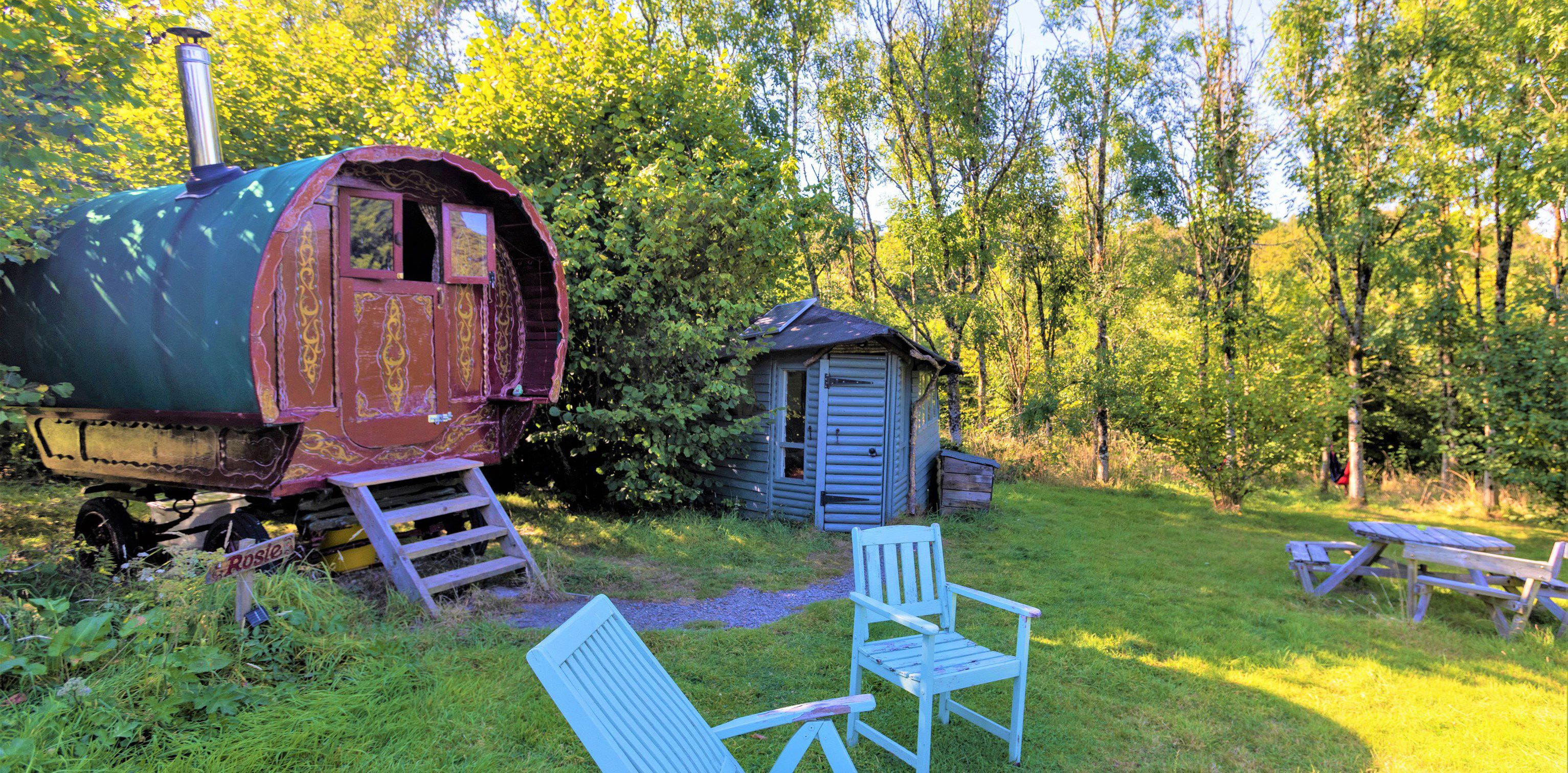 40+ gypsy caravan glamping holidays