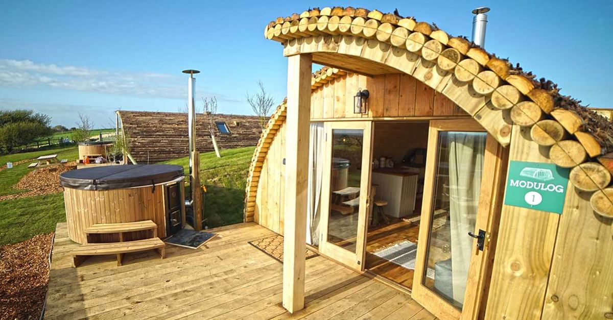Glamping and camping pods on the Isle of Wight