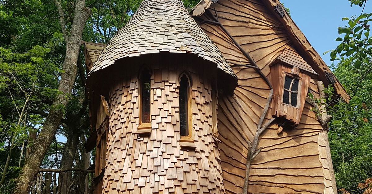 Treehouse holidays in Sussex unique glamping in a treehouse