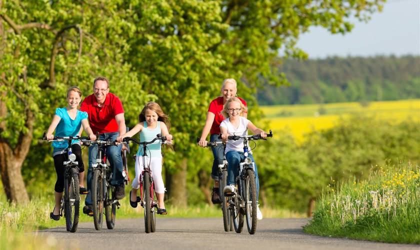 family cycle routes