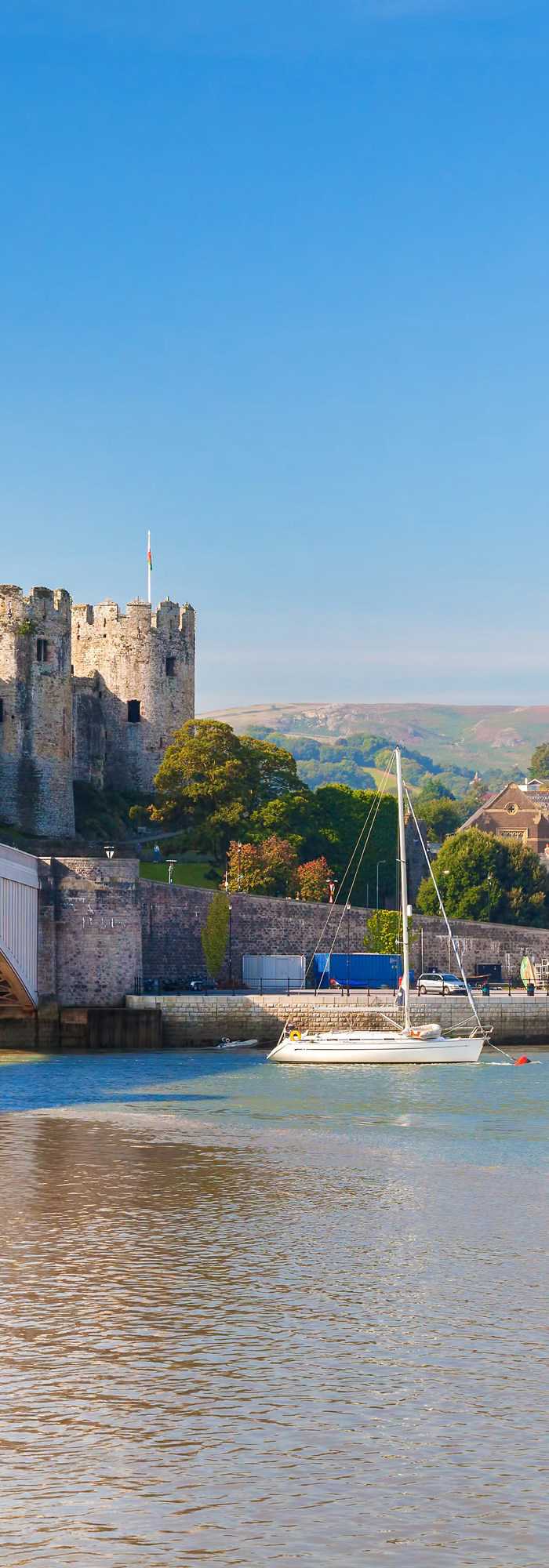 Campsites near the beach in North Wales