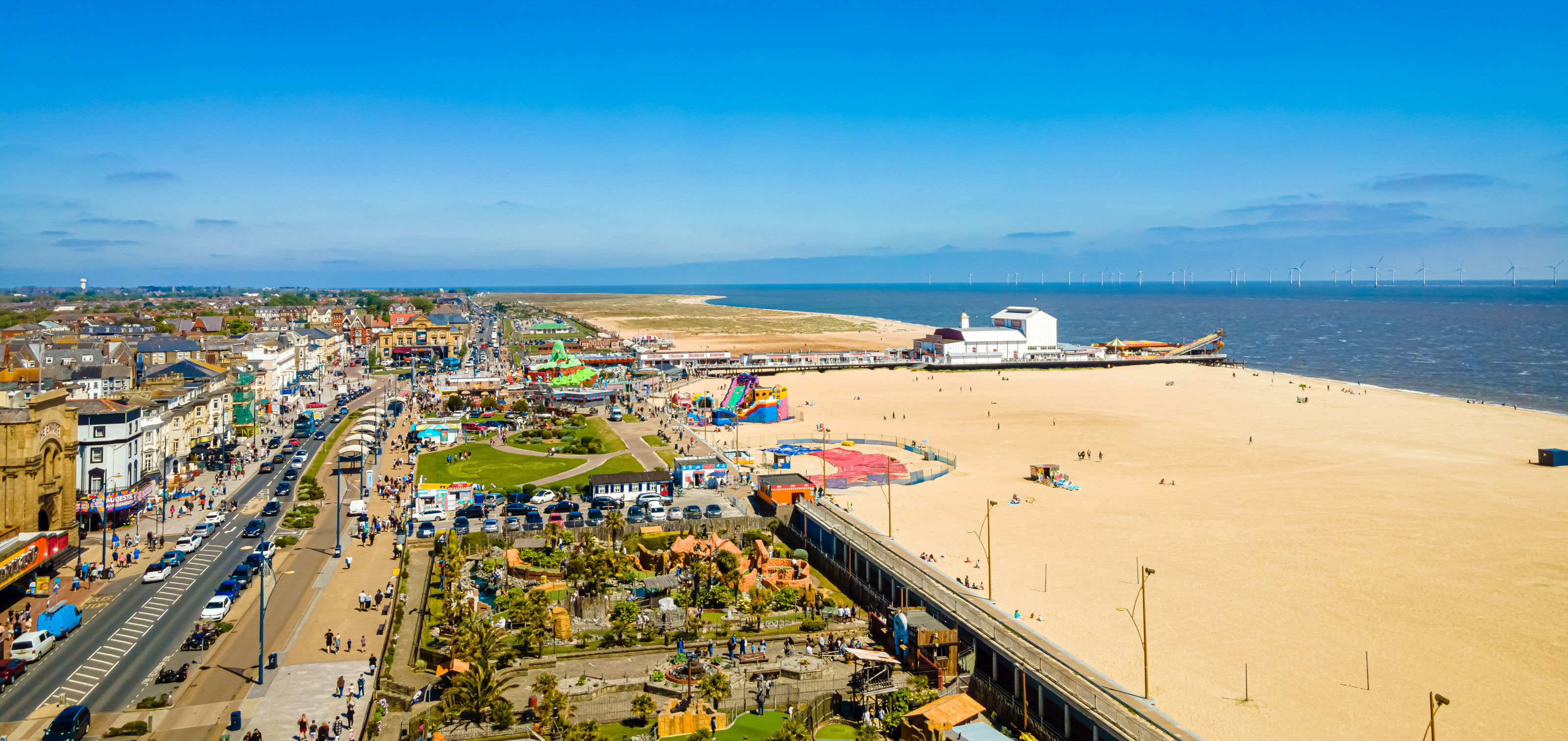 Campsites near the beach in Great Yarmouth, Norfolk