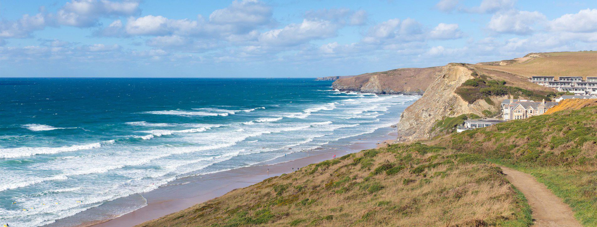 Campsites with electric hook up in St Columb Major, Cornwall